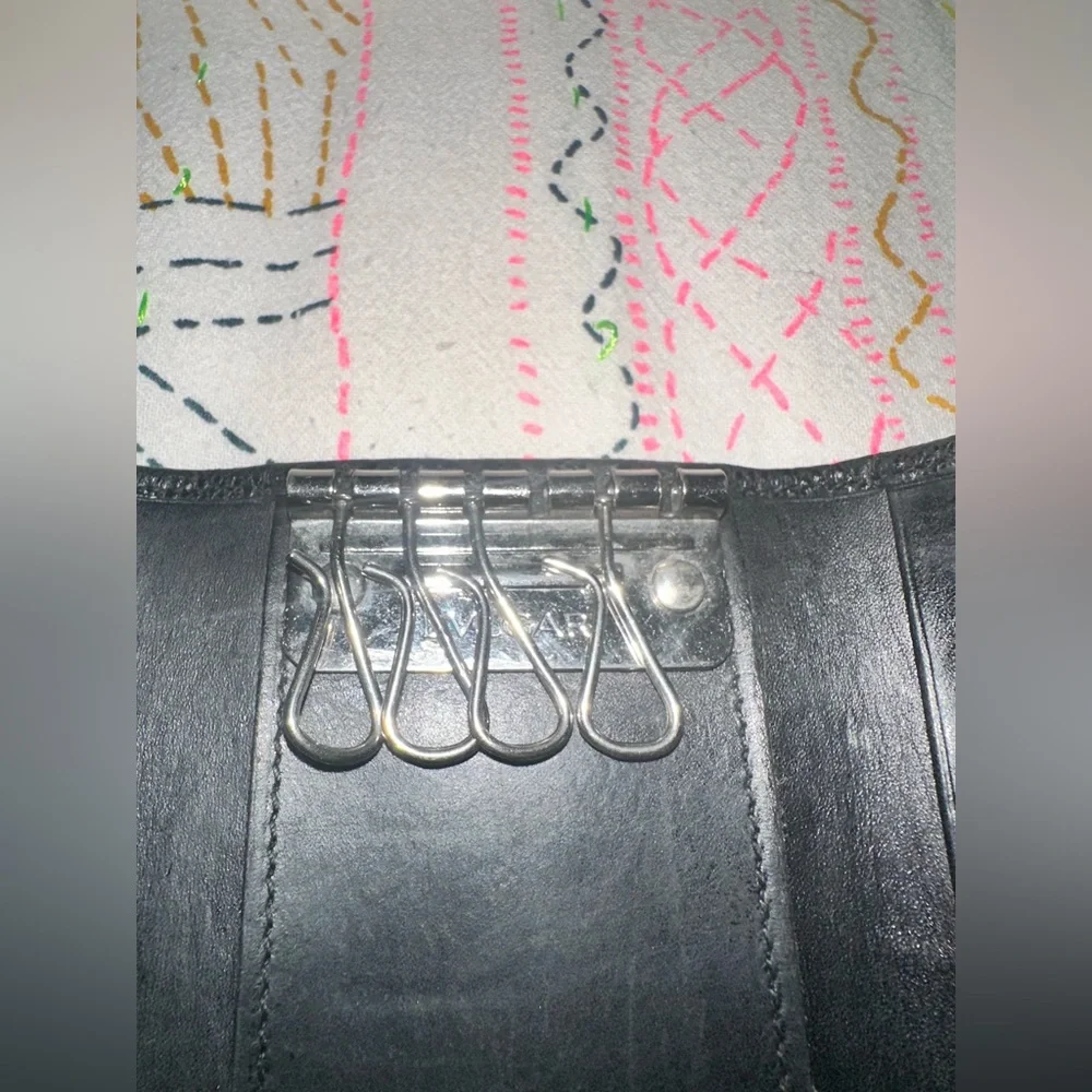 BVLGARI BLACK WALLET/KEY HOLDER